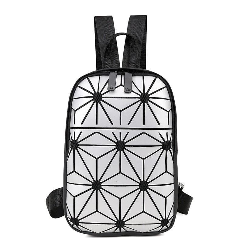 Luminous Geometric Backpack The Store Bags white