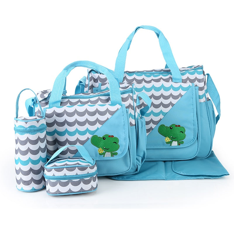 Five-piece waterproof baby bag set The Store Bags
