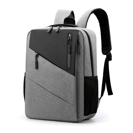 Backpack With USB C Port The Store Bags Light Grey