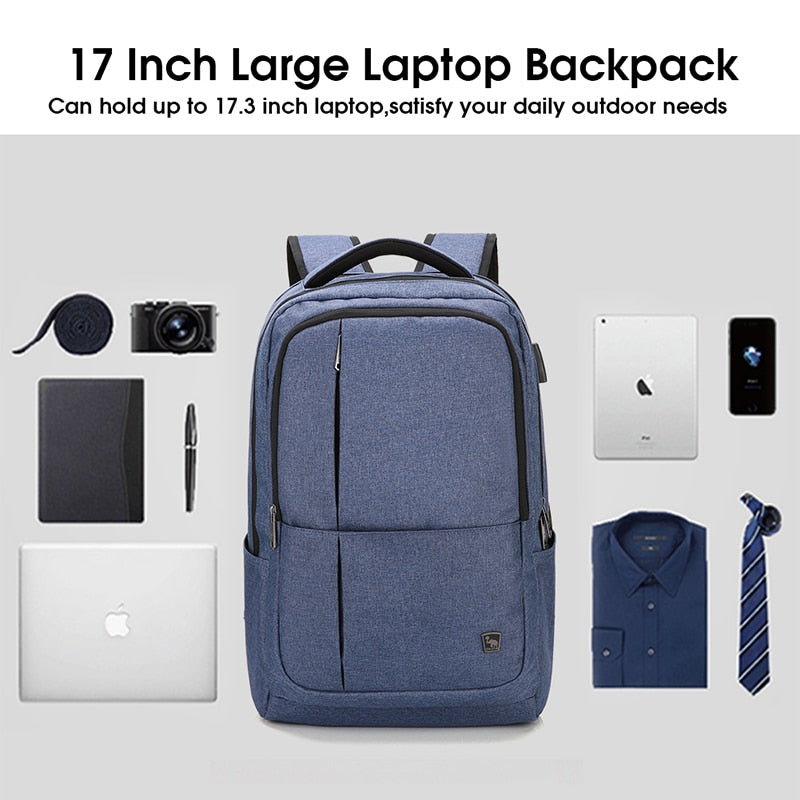 16 Inch External USB Charging Backpack The Store Bags