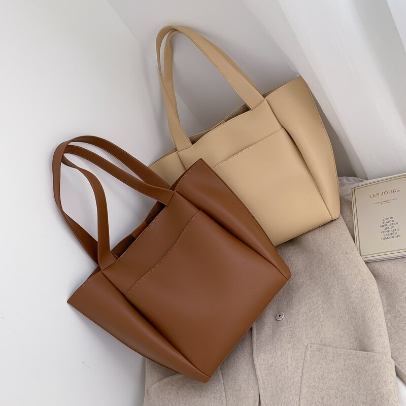 Black Leather Women's Work Tote The Store Bags