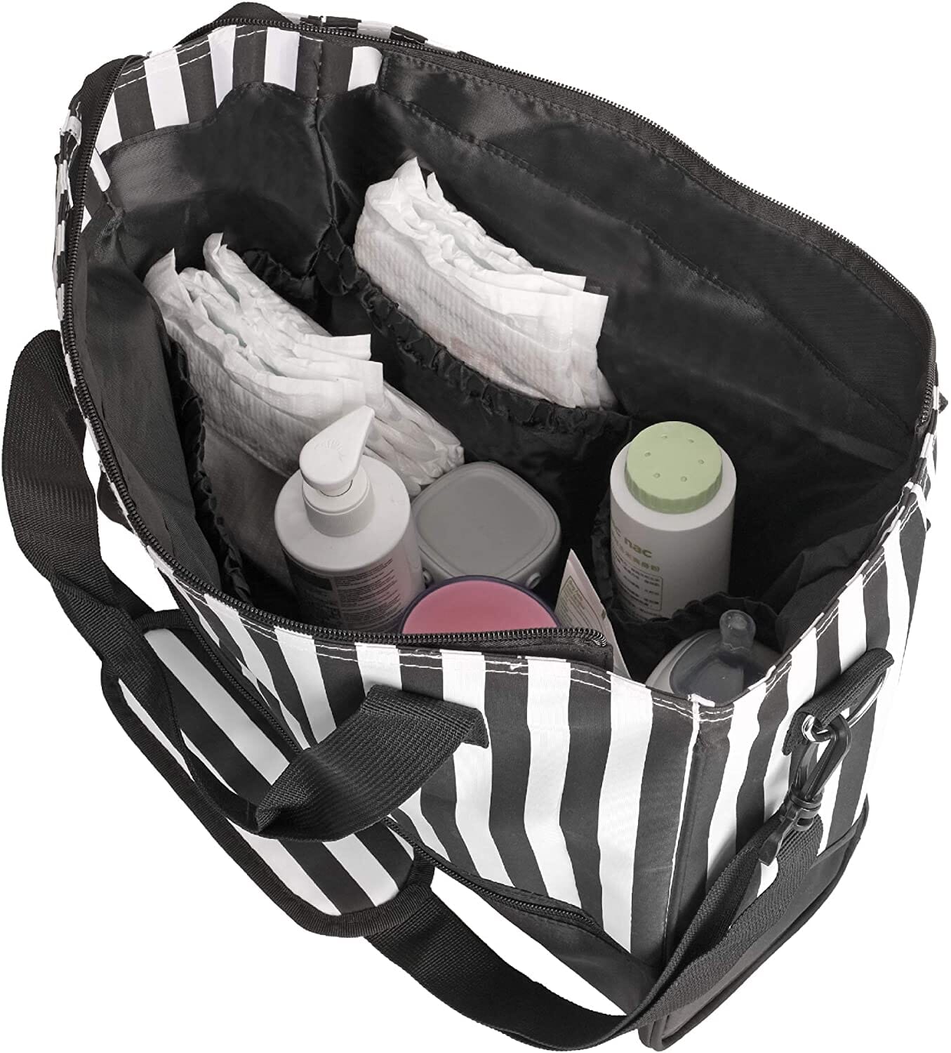 Navy Blue And White Striped Diaper Bag The Store Bags