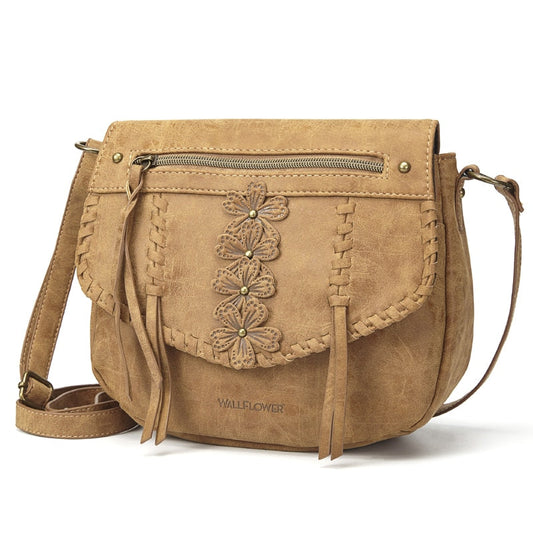 Boho Leather Tassel Bag ERIN The Store Bags brown