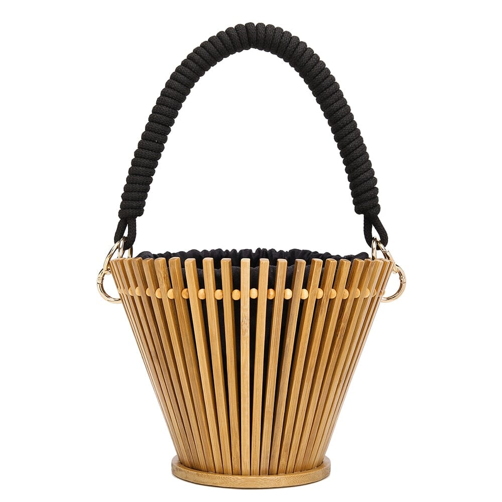 Wooden bamboo bag sale