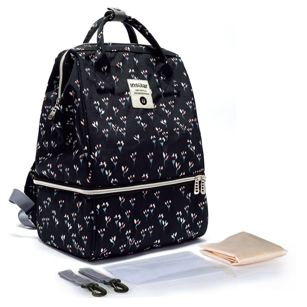 INSULAR Baby Diaper Backpack The Store Bags Black