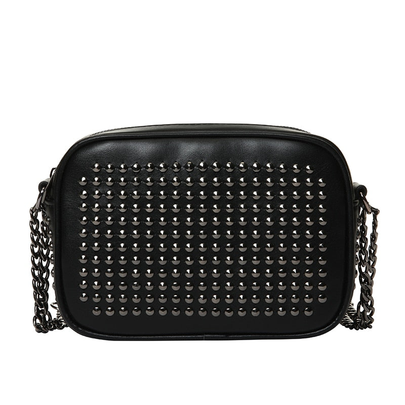 Crossbody Bag wWith Metal Chain The Store Bags Black