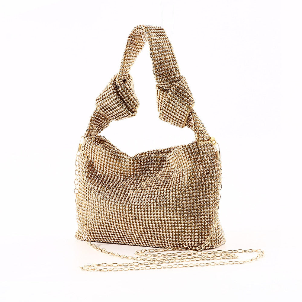 Rhinestone Mini Purse The Store Bags Gold