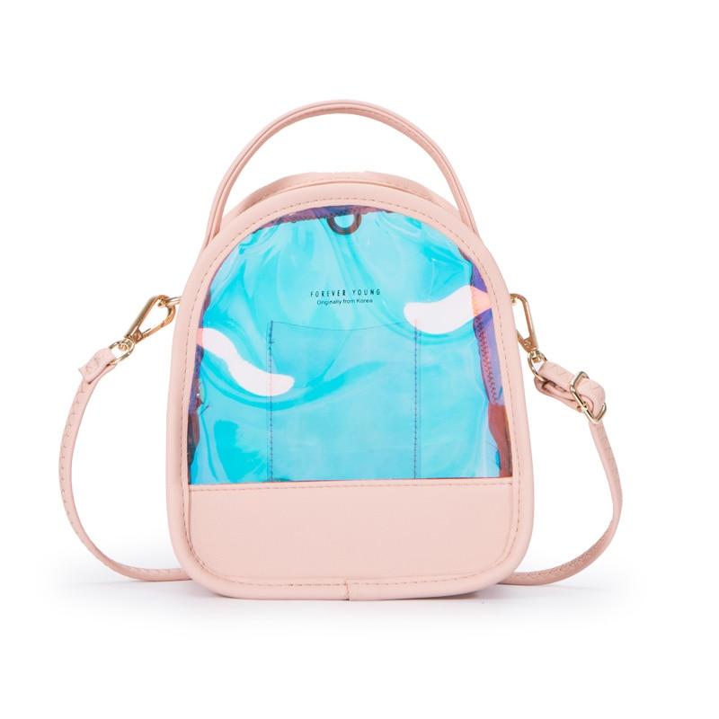 Clear Front Mini Backpack The Store Bags Pink