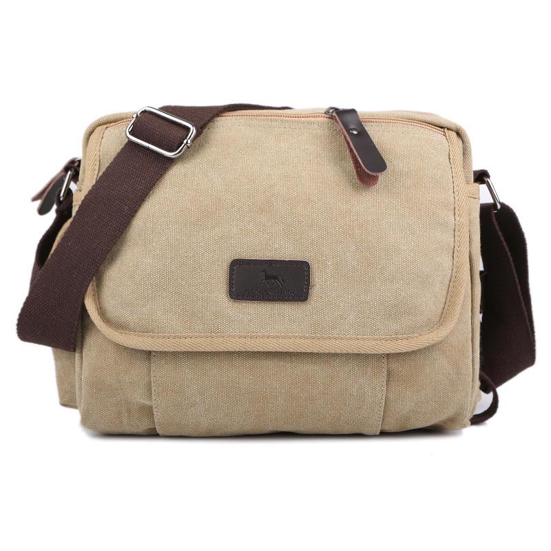 Zip Top Messenger Bag The Store Bags Light Khaki