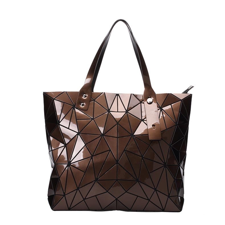 Geometric Handbag The Store Bags bright coffee