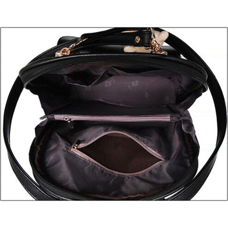 Women's Leather Purse Backpack The Store Bags