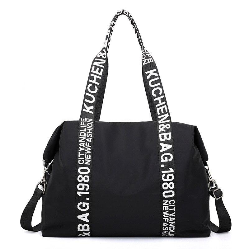 Small Nylon Gym Bag TAGO The Store Bags Black