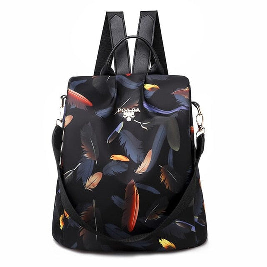 Feather Poaba Anti Theft Backpack The Store Bags 