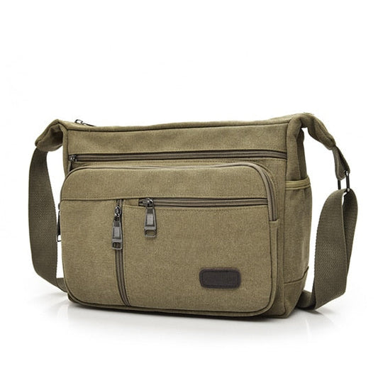Small Canvas Shoulder Bag ERIN The Store Bags Khaki