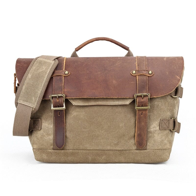 Canvas Vintage DSLR Camera Messenger Shoulder Bag The Store Bags