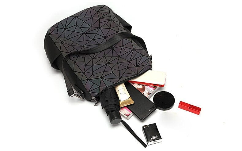 Geometric Backpack Purse The Store Bags