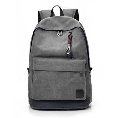 Minimalist Canvas Backpack The Store Bags Gray