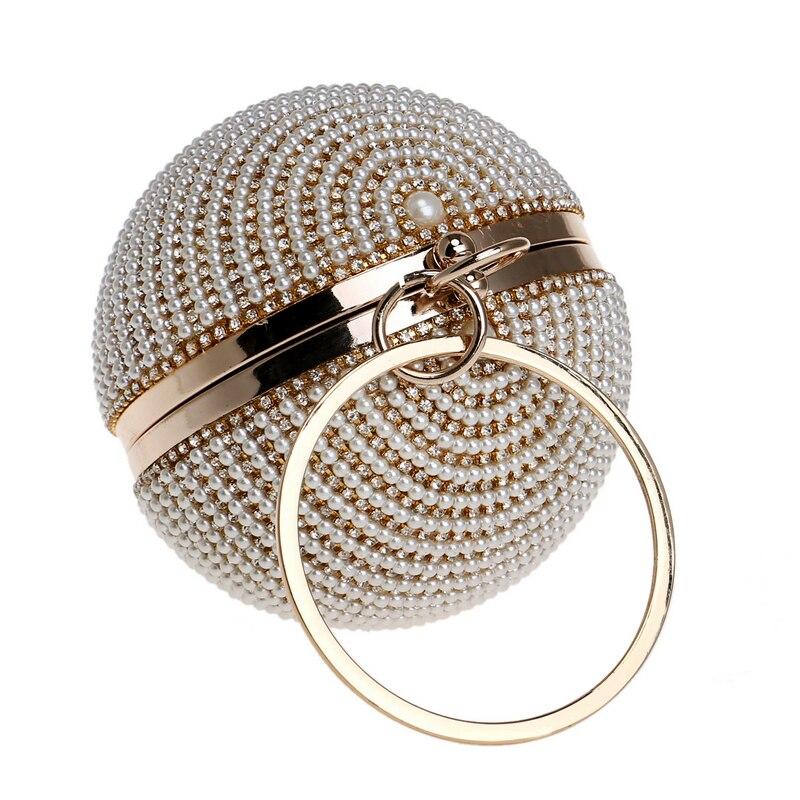 Round Gold Clutch Bag ERIN The Store Bags