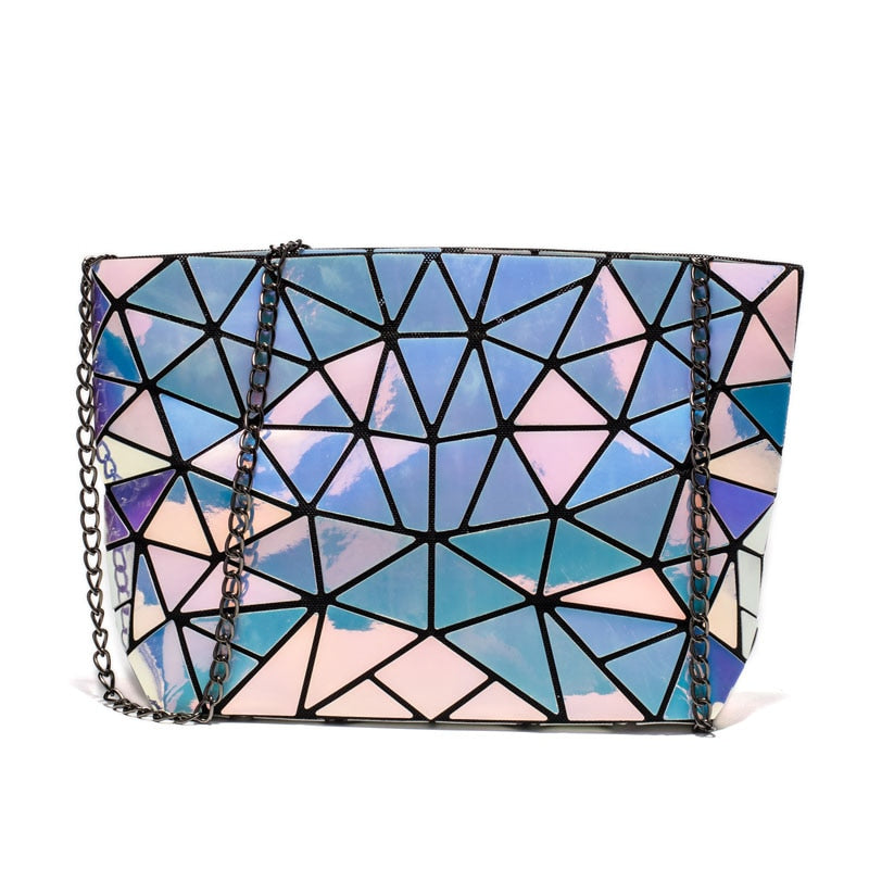 Holographic Leather Shoulder Bag The Store Bags