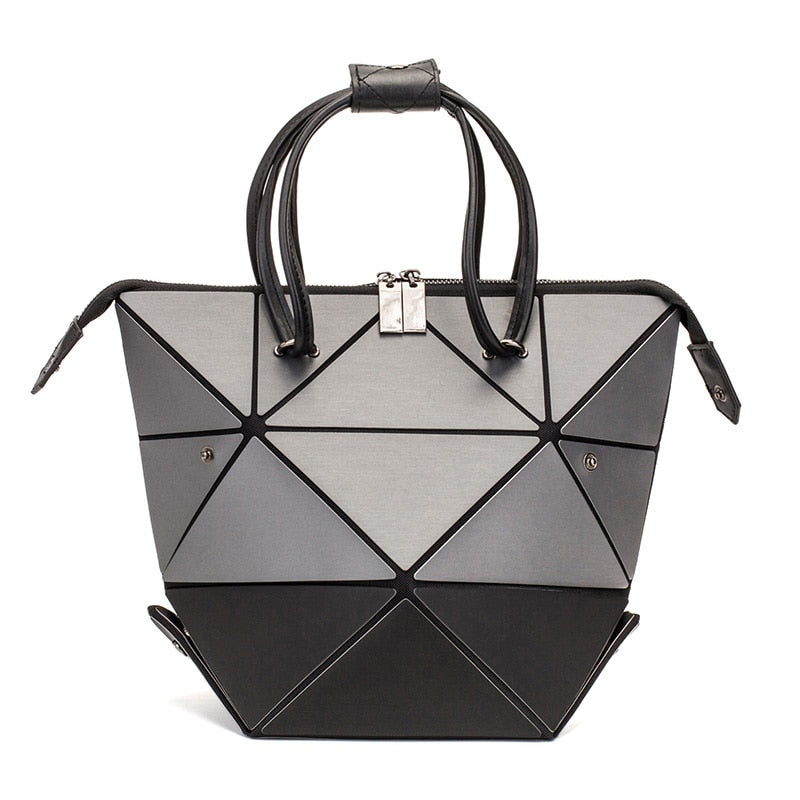 Geometric Holographic Handbag The Store Bags Gray 