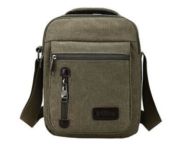 Small Canvas Cross Body Bag ERIN The Store Bags Army Green