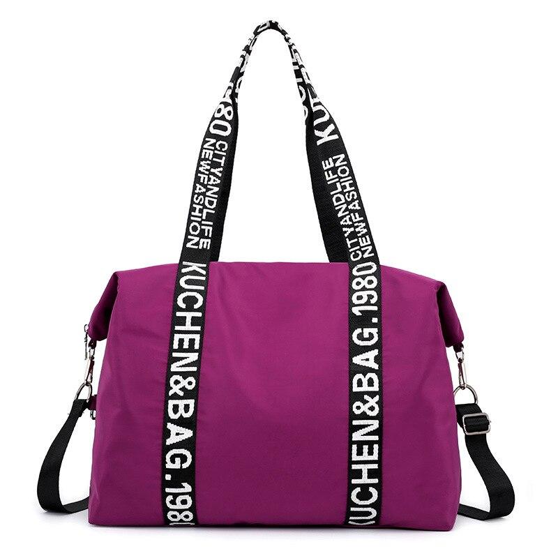 Small Nylon Gym Bag TAGO The Store Bags Purple