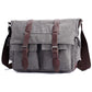 Mens Canvas Leather Messenger Bag The Store Bags Gray 