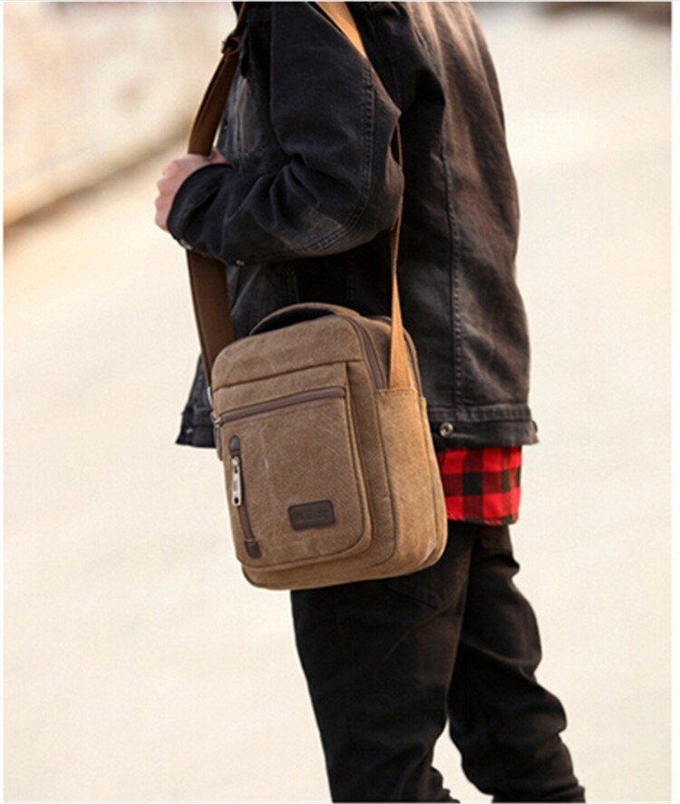 Small Canvas Cross Body Bag ERIN The Store Bags