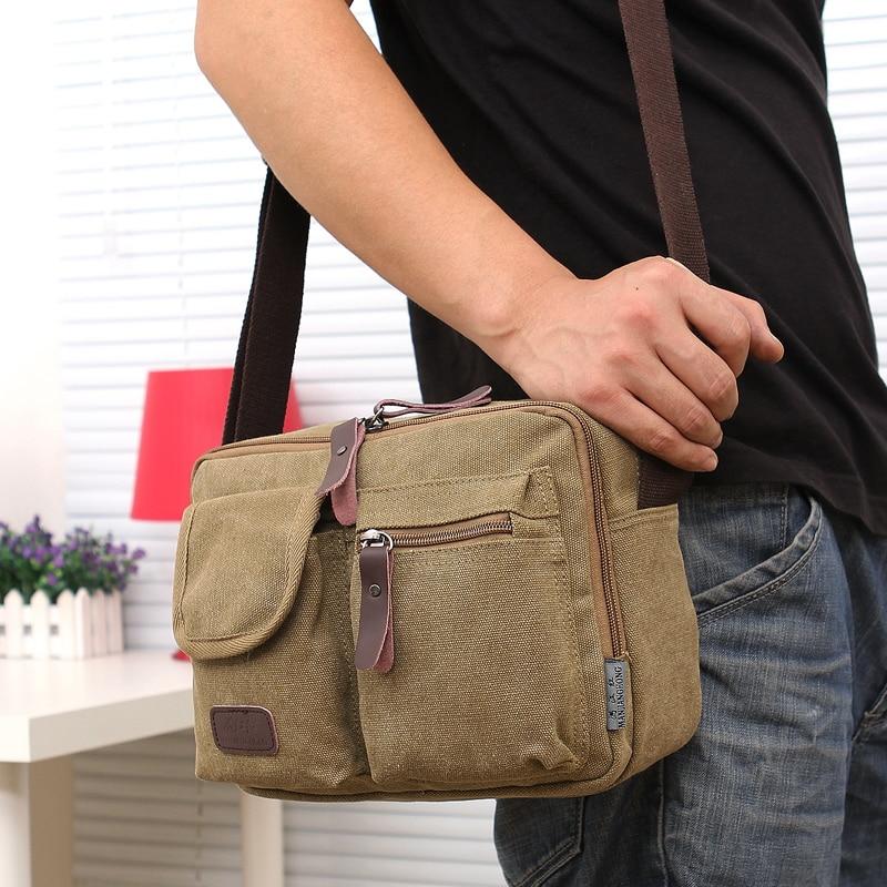 Men's messenger bag with zipper closure The Store Bags