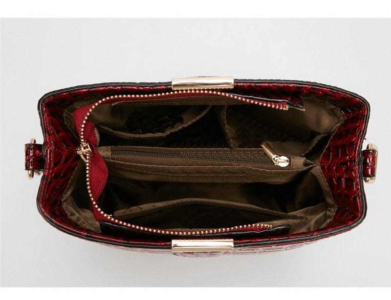 Croc Embossed Leather Bag The Store Bags