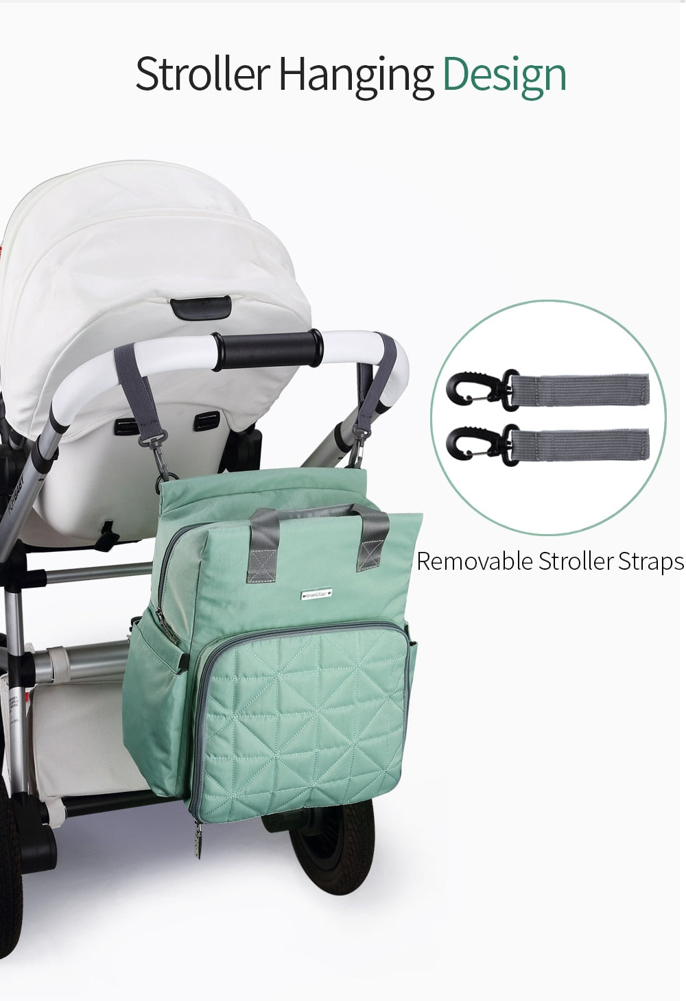 Blue Quilted Diaper Backpack The Store Bags