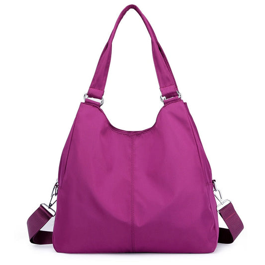 Small Nylon Tote Bag With Zipper The Store Bags purple