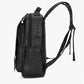 Black Leather Canvas Backpack The Store Bags 