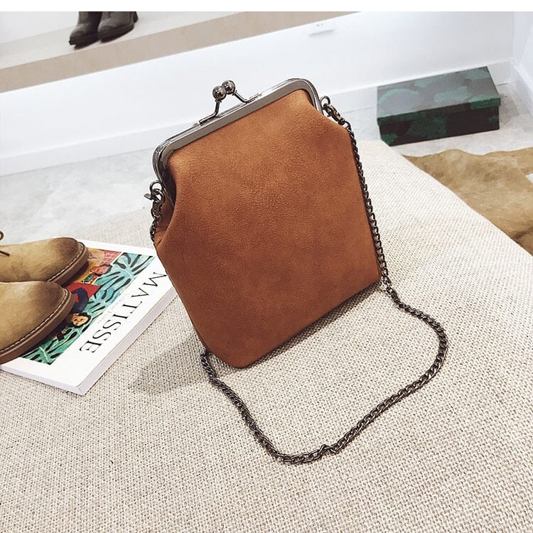 Leather Crossbody Clasp Purse The Store Bags