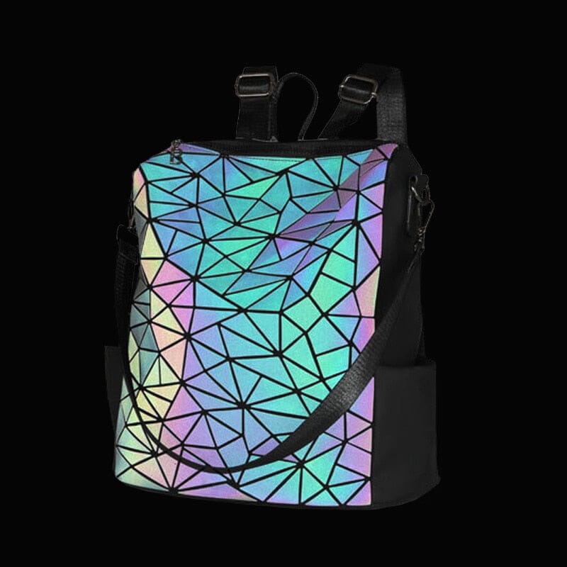 Geometric Backpack Purse The Store Bags