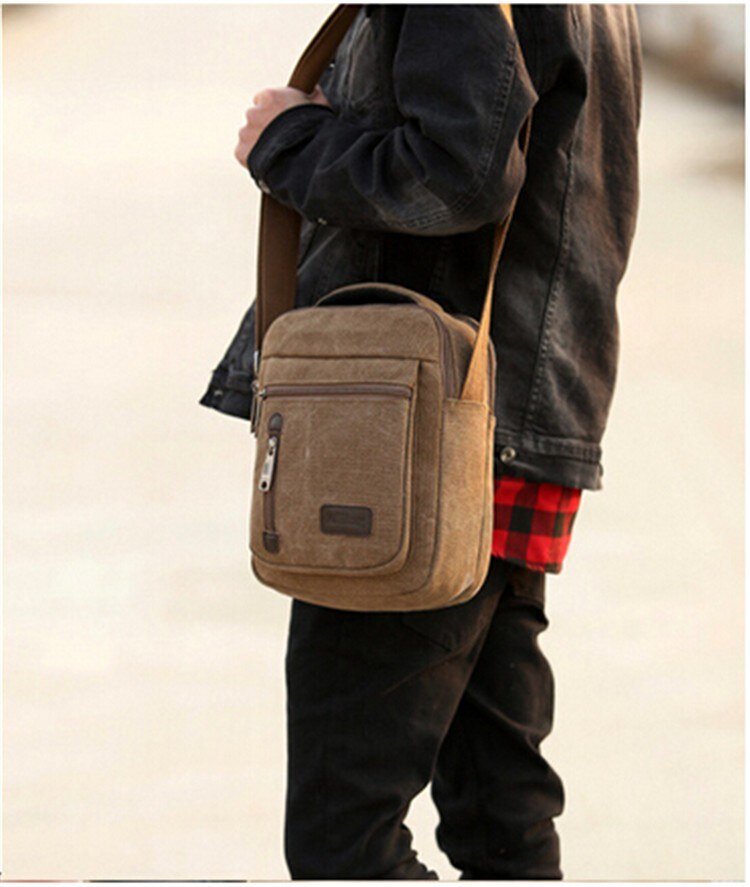 Small Canvas Cross Body Bag ERIN The Store Bags