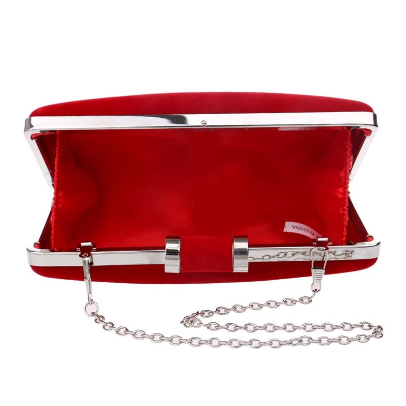 Red Velvet Clutch Bag The Store Bags