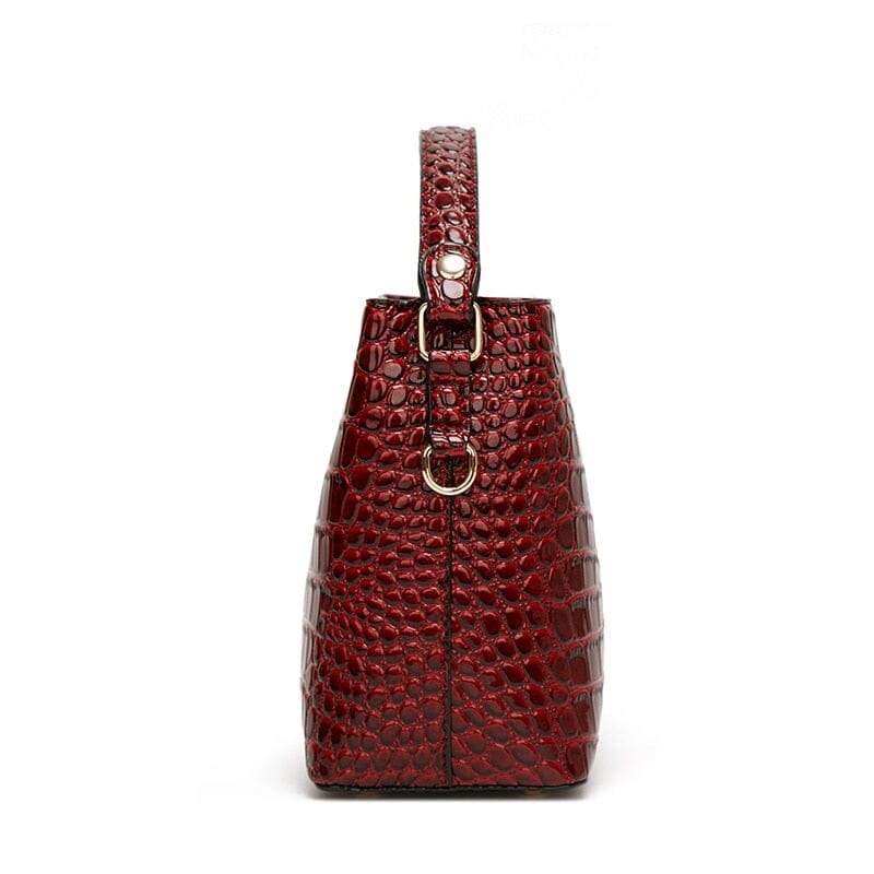 Croc Embossed Leather Bag The Store Bags