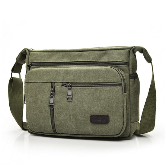 Small Canvas Shoulder Bag ERIN The Store Bags Army Green