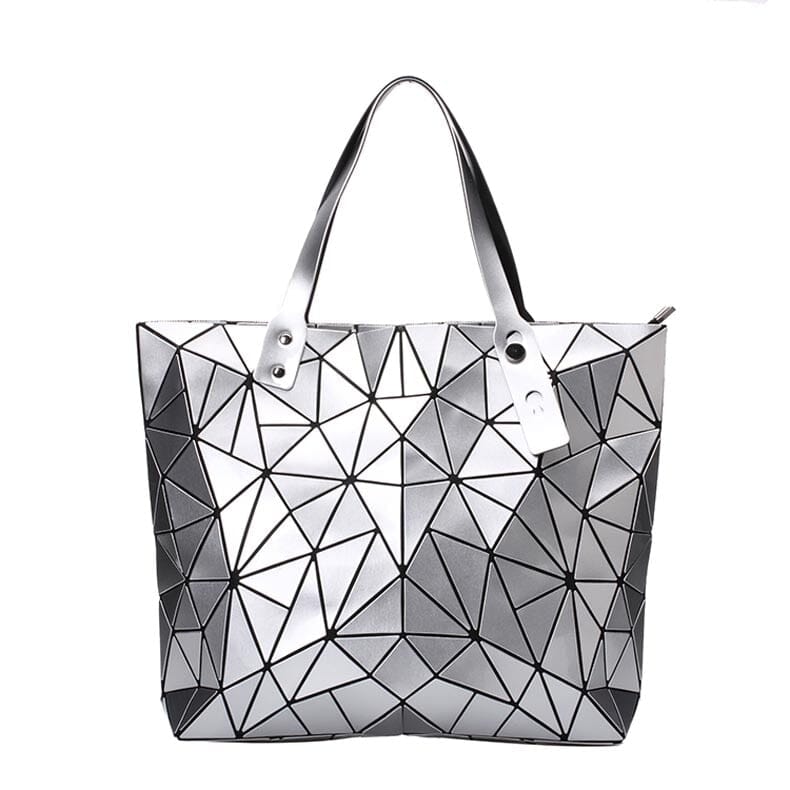 Geometric Handbag The Store Bags bright slivery