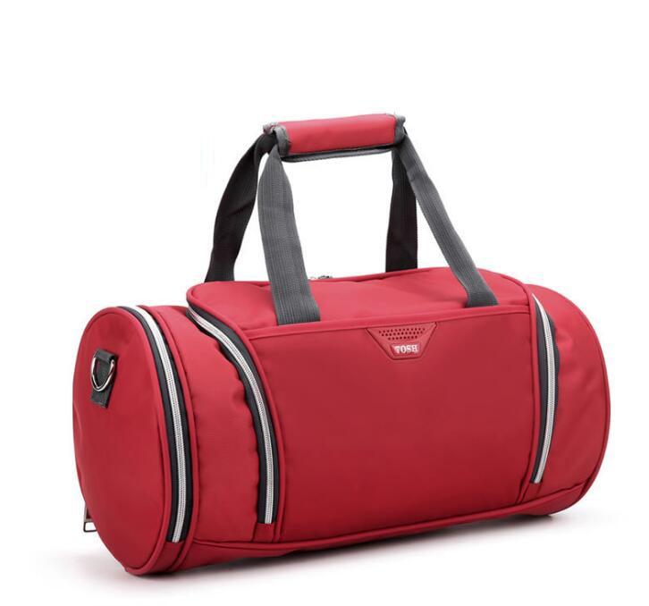 Round Duffle Gym Bag TOSH The Store Bags Red