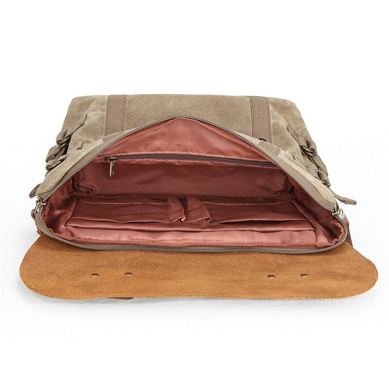 Canvas Vintage DSLR Camera Messenger Shoulder Bag The Store Bags