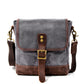 Small Waxed Canvas Messenger Bag ERIN The Store Bags gray 