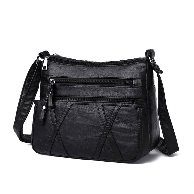 Black Leather Boho Bag The Store Bags shoulder bag No 1