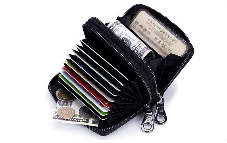 Double Zip Wallet In Pebble Leather The Store Bags 