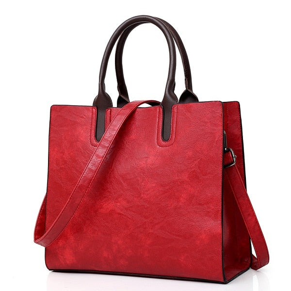 Leather Crossbody Work Bag The Store Bags Red