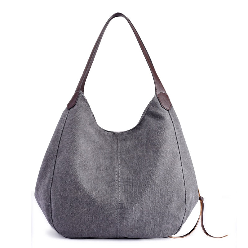 Leather Handle Canvas Tote Bag The Store Bags 