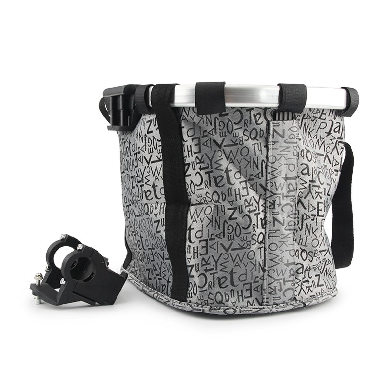 Pet Carrier Bicycle Basket The Store Bags gray