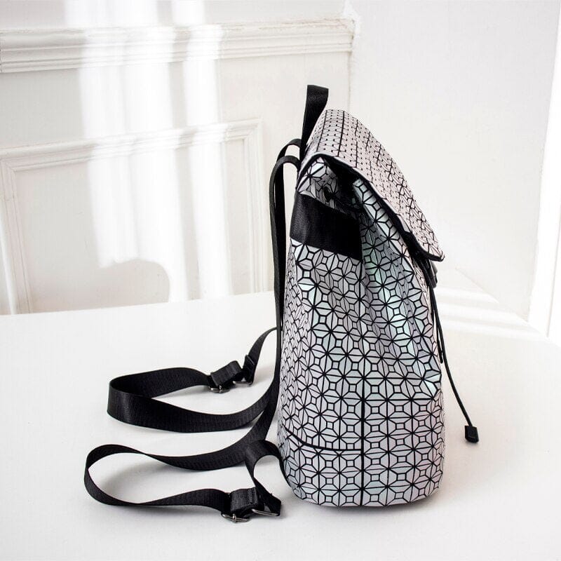 Geometric Drawstring Backpack The Store Bags 