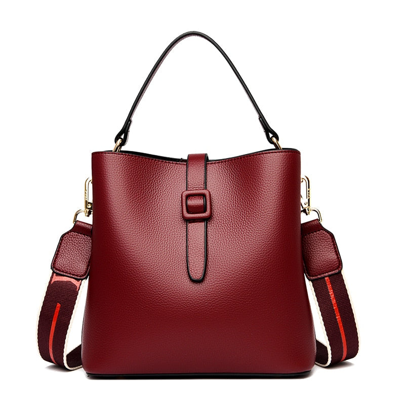PU Leather Shoulder Bag The Store Bags wine red